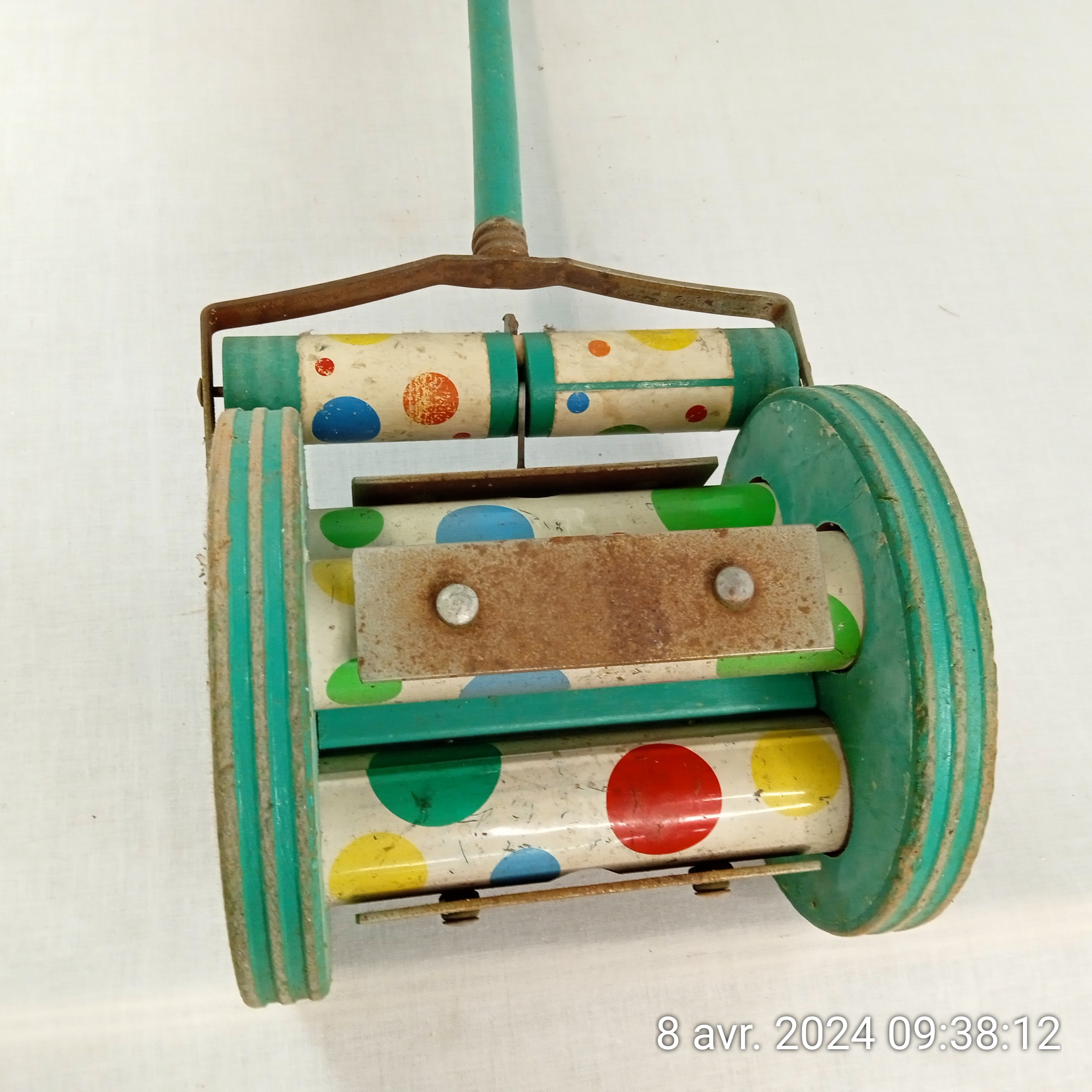 Roller jouet rétro de collection Fisher Price Chimes Toy années 60 Bon état - Vue 3 - 